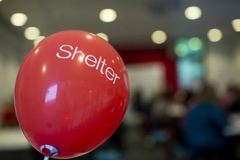 A picture of a Shelter balloon