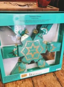 A Fortnum &#x26; Mason cracker set found in one of our Shelter charity shops