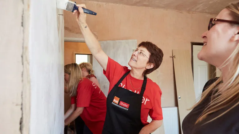 Shelter and B&Q are transforming homes and improving lives