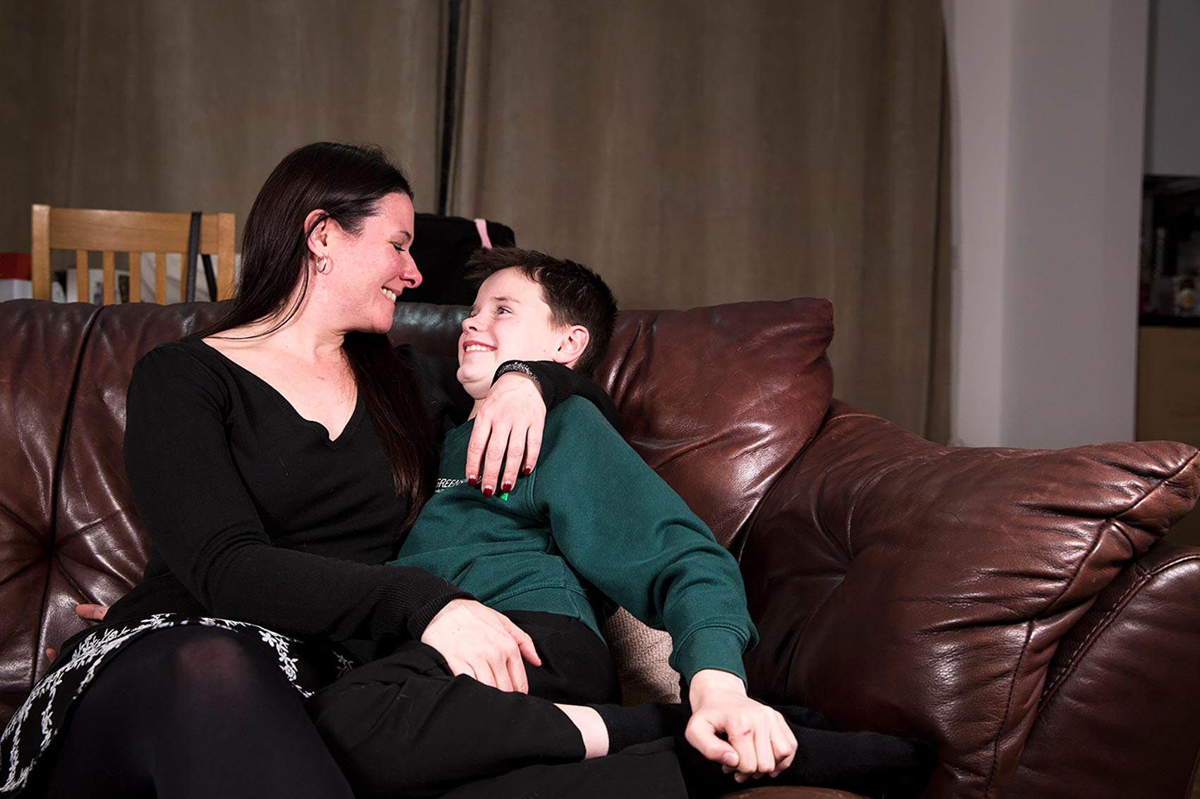 Lyndsay and her son in their new home Shelter case study shot by Alexandra Smart