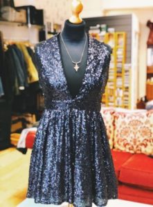 A sparkly dress for Christmas at our Shelter shops
