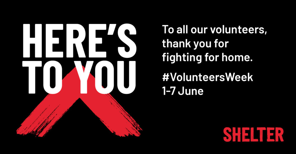 Here's to you! To all our volunteers, thank you for fighting for home. #VolunteersWeek 1-7 June.