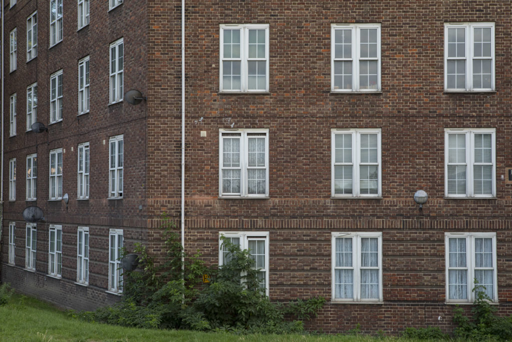 A block of social housing