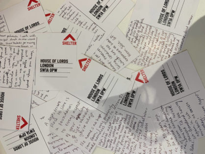 “Desperate for affordable, adequate social housing”: Your postcards to the lords